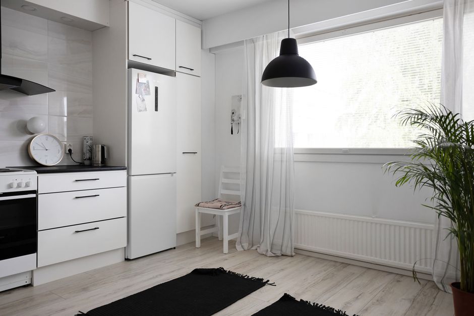 skandináv nyírfa konyha